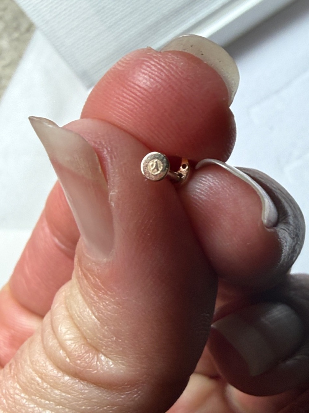 14k solid Gold Moon and Star AAA Zirconia Stud Earrings - Asymmetric Celestial - Picture 13 of 17